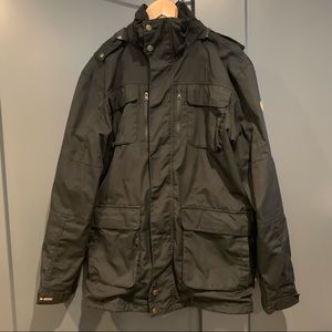 Fjallraven men’s M black jacket with fleece inner